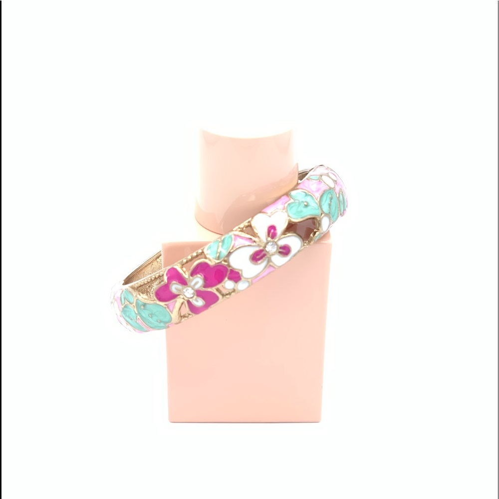 Flowers Series Enamel Glazed Bracelet
